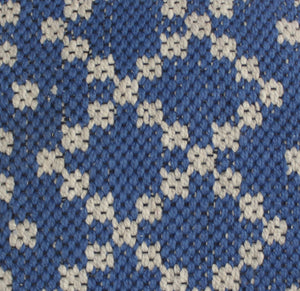 English Elm Sky Outdoor Square Pouf Blue - Waterproof Fabric Ottoman & Floor Cushion, 200lb Capacity, 16" Cube Decorative Seat B181P162879