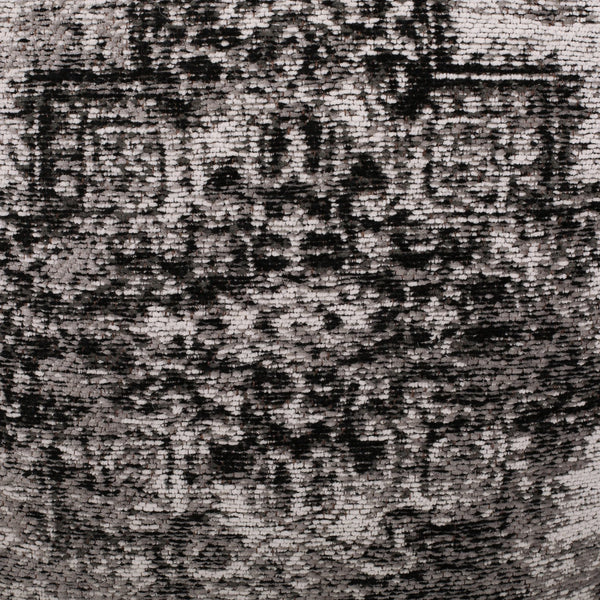 English Elm Sellek Square Pouf Beige & Black — Versatile 16"x16" Fabric Ottoman, Floor Cushion, 200lb Capacity B181P162899