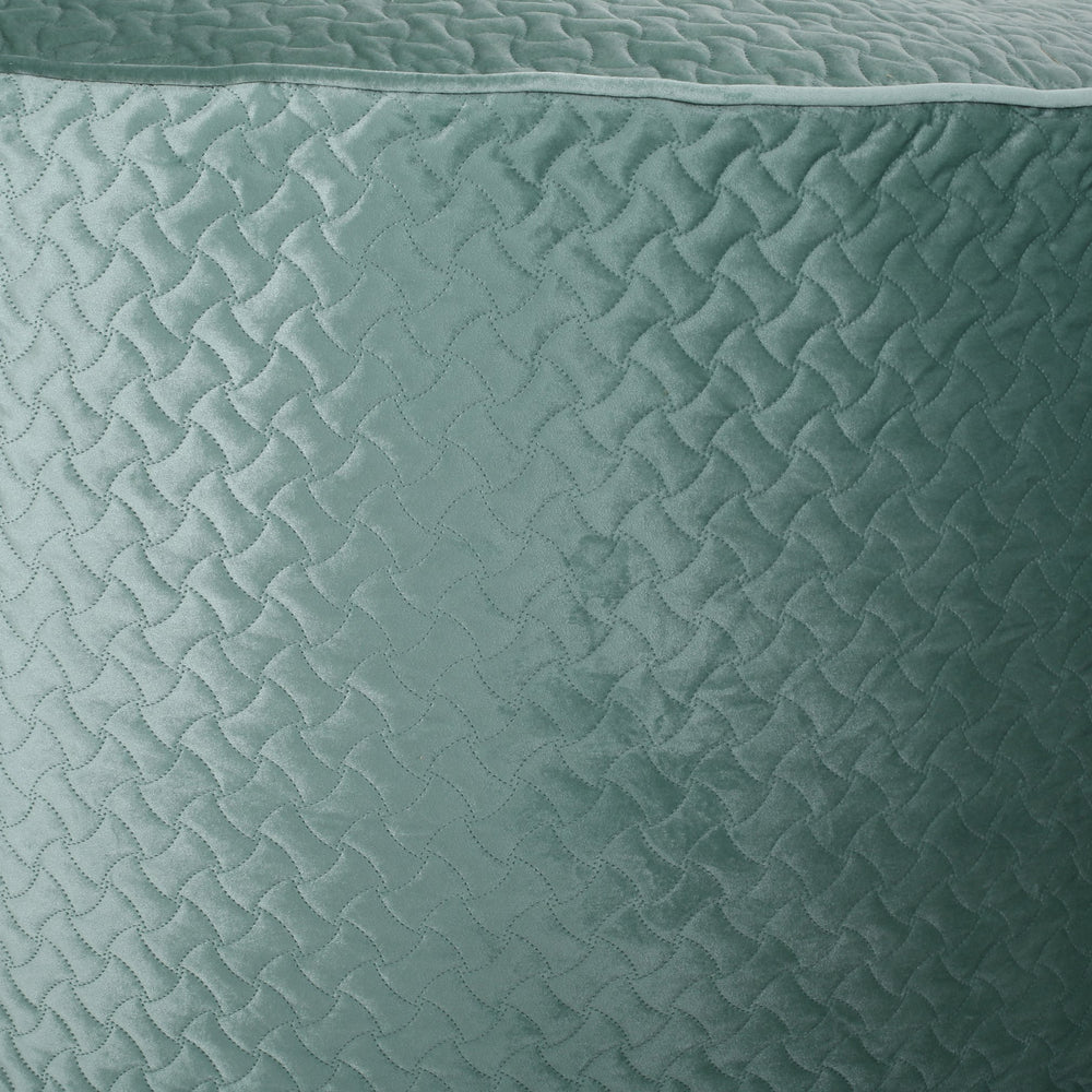 English Elm Borroco Velvet 4ft Short Cylindrical Bean Bag Teal – Removable Washable Cover, High-Density Foam Comfort B181P163043