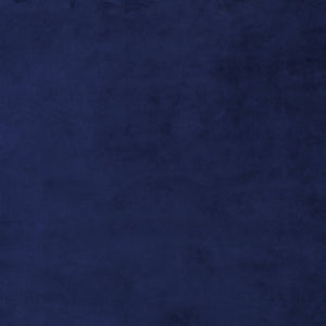 English Elm Fila Velveteen oversized 2-seater bean bag with armrests — velvety foam-filled removable cover comfort Blue Solid B181P162992