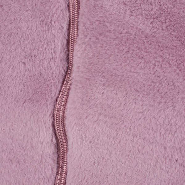 English Elm Kavel Plush Rounded Bean Bag Chair with Removable Washable Cover, High-Density Foam Comfort Seat Lavender B181P163068