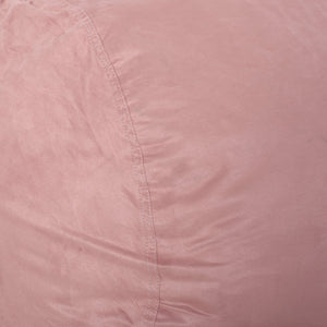 English Elm Aruba Microfiber Cylindrical Bean Bag Chair 8ft — Soft High-Density Foam, Removable Washable Cover, Modern Comfort Rose B181P163052