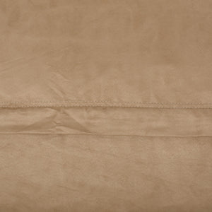 English Elm Potrero Microfiber Cylindrical Bean Bag 6.5ft Beige – Cozy Foam-Filled, Removable Washable Cover, Modern Design B181P163044