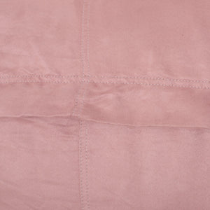 English Elm Aruba Microfiber Cylindrical Bean Bag Chair 8ft — Soft High-Density Foam, Removable Washable Cover, Modern Comfort Rose B181P163052