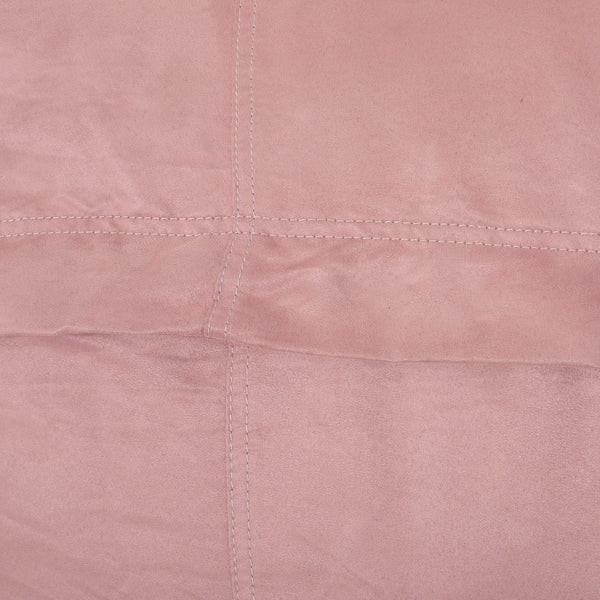 English Elm Aruba Microfiber Cylindrical Bean Bag Chair 8ft — Soft High-Density Foam, Removable Washable Cover, Modern Comfort Rose B181P163052