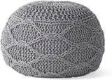 Christopher Knight Home® Noble House Morven Pouf, Gray