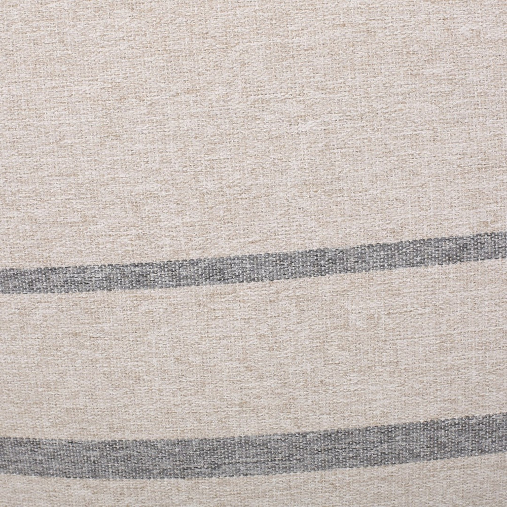 English Elm Bohemio Oversized Round Bean Bag with Foam Fill and Washable Striped Cover B181P163041