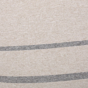 English Elm Bohemio Oversized Round Bean Bag with Foam Fill and Washable Striped Cover B181P163041