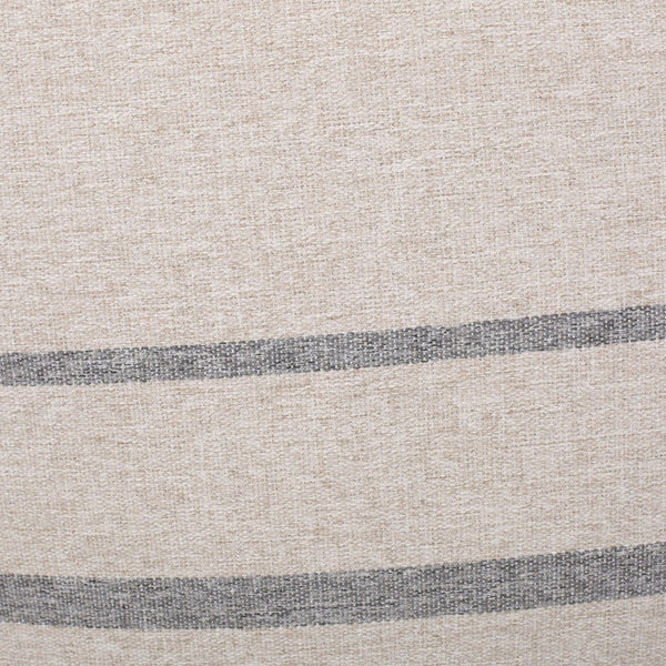 English Elm Bohemio Oversized Round Bean Bag with Foam Fill and Washable Striped Cover B181P163041