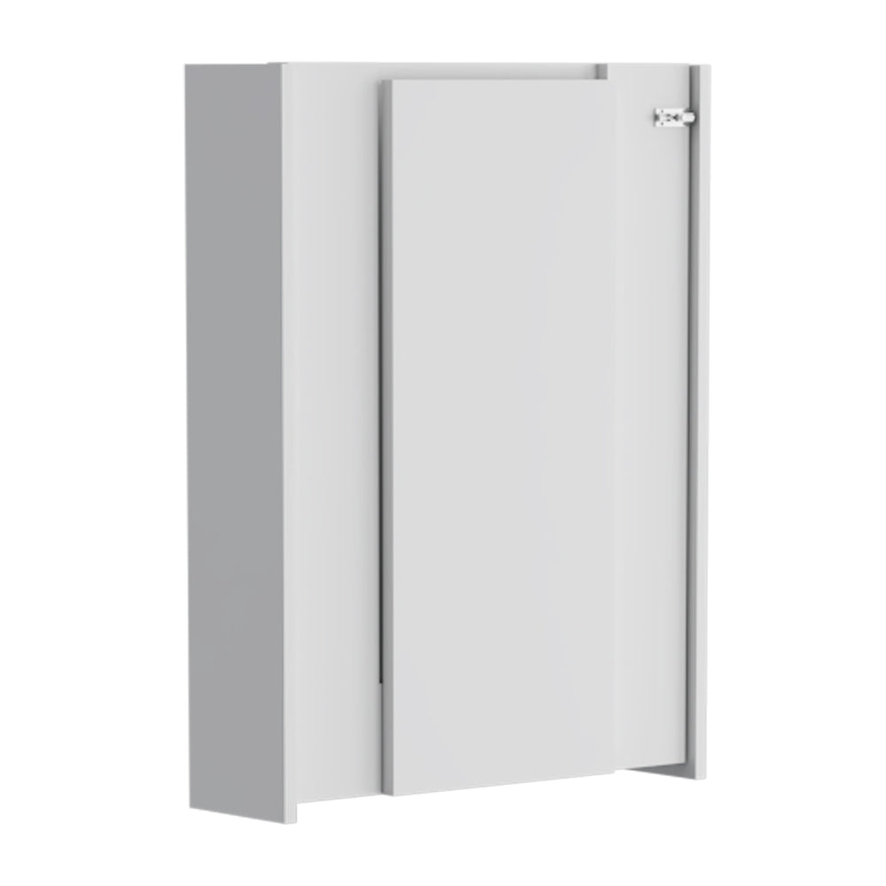 English Elm Wall Foldable Table with Hutch and Seven Shelves, Space-Saving Wall-Mounted Workstation for Small Rooms White 35.43 L x 26.77 W x 4.72 H B097133224