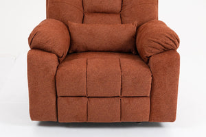 English Elm Old Age Power Lift Recliner Velvet Chair with Massage Heating and Dual Motor Control W547S00045