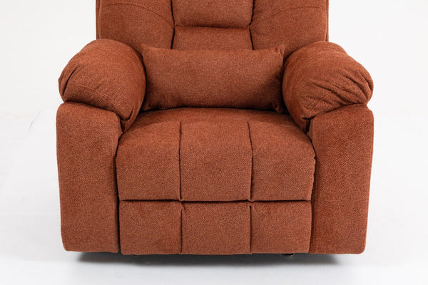 English Elm Old Age Power Lift Recliner Velvet Chair with Massage Heating and Dual Motor Control W547S00045
