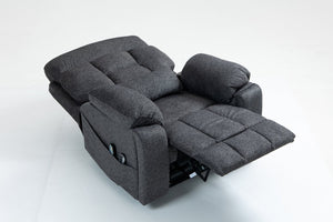 English Elm Old Age Power Lift Recliner Velvet Chair with Massage Heating and Dual Motor Control W547S00047
