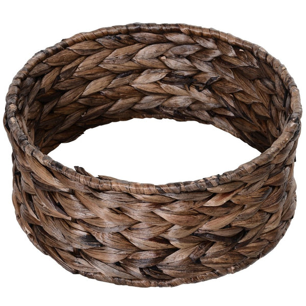 English Elm Pawhut Handwoven Elevated Cat Bed With Plush Cushion – Stylish Egg Chair For Indoor Cats, Grey W2225P166381-GIGA