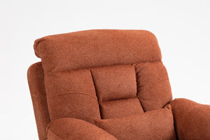 English Elm Old Age Power Lift Recliner Velvet Chair with Massage Heating and Dual Motor Control W547S00045