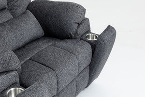 English Elm Old Age Power Lift Recliner Velvet Chair with Massage Heating and Dual Motor Control W547S00047