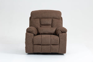 English Elm Old Age Power Lift Recliner Velvet Chair with Massage Heating and Dual Motor Control W547S00046