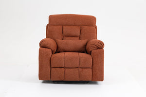 English Elm Old Age Power Lift Recliner Velvet Chair with Massage Heating and Dual Motor Control W547S00045