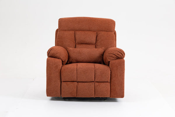 English Elm Old Age Power Lift Recliner Velvet Chair with Massage Heating and Dual Motor Control W547S00045