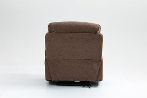 English Elm Old Age Power Lift Recliner Velvet Chair with Massage Heating and Dual Motor Control W547S00046