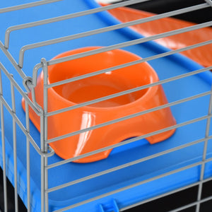 English Elm Pawhut Rolling Small Animal Cage Wire Enclosure for Rabbits Guinea Pigs Ferrets W2225P166409