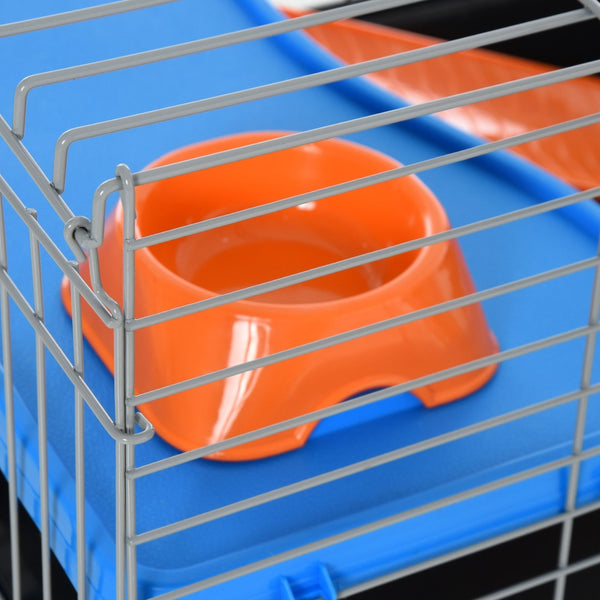English Elm Pawhut Rolling Small Animal Cage Wire Enclosure for Rabbits Guinea Pigs Ferrets W2225P166409