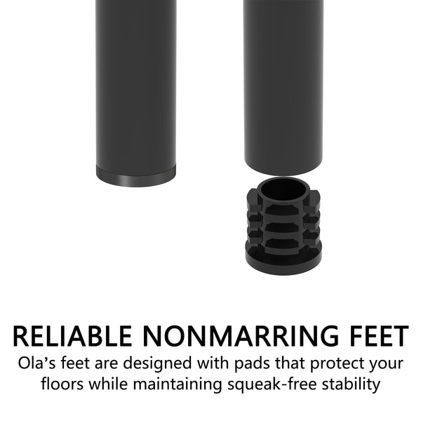 English Elm Fox twin daybed with twin trundle sturdy metal frame, anti-noise slats, easy-glide casters, no box spring needed Black B083P154245