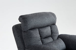 English Elm Old Age Power Lift Recliner Velvet Chair with Massage Heating and Dual Motor Control W547S00047