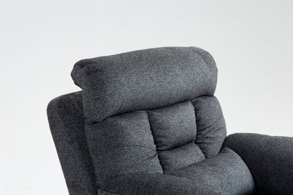 English Elm Old Age Power Lift Recliner Velvet Chair with Massage Heating and Dual Motor Control W547S00047