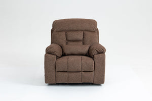English Elm Old Age Power Lift Recliner Velvet Chair with Massage Heating and Dual Motor Control W547S00046