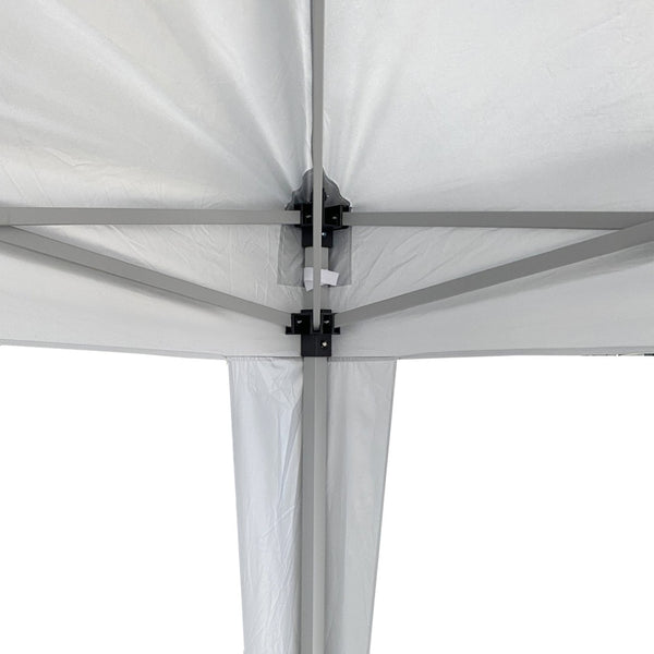 English Elm Outdoor 10x10 Pop up Canopy Gazebo with Sidewalls Mesh Windows Steel Frame Uv Roof Blue W419P445704