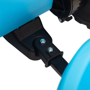 English Elm 6v Kids Ride on Atv Toddler Electric Car with Detachable Trailer and Bluetooth Audio Blue W2181P164288