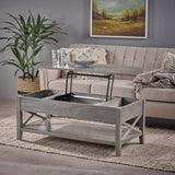 Christopher Knight Home® - Noble House - Decatur Farmhouse Faux Wood Lift Top Coffee Table