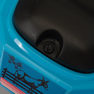 English Elm 6v Kids Ride on Atv Toddler Electric Car with Detachable Trailer and Bluetooth Audio Blue W2181P164288