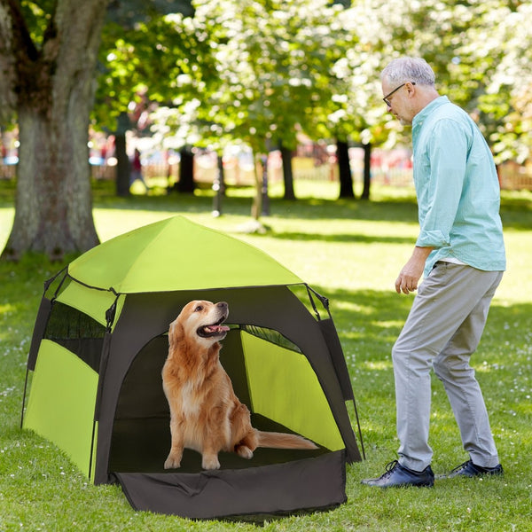 English Elm Pawhut Extra Large Dog Pop-Up Tent - Portable, Quick Setup Pet Shelter For Beach, Camping & Home W2225P166302-GIGA