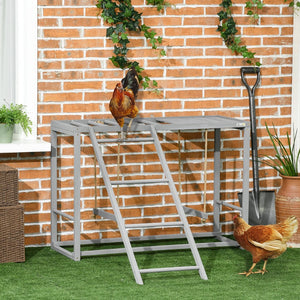 English Elm Pawhut Chicken Activity Play Set With Swings, Ladder & Perches - Fun Coop Accessory For 3-4 Hens W2225P166329-GIGA