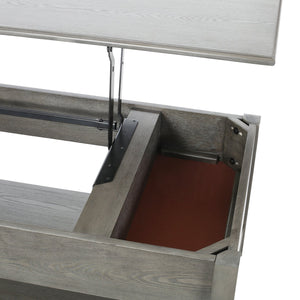 English Elm Christopher Knight Home® - COFFEE Lift-Top Farmhouse Coffee Table with Hidden Storage, X-Side Supports, Veneer Finish, Rustic Elegance Grey 64520.00