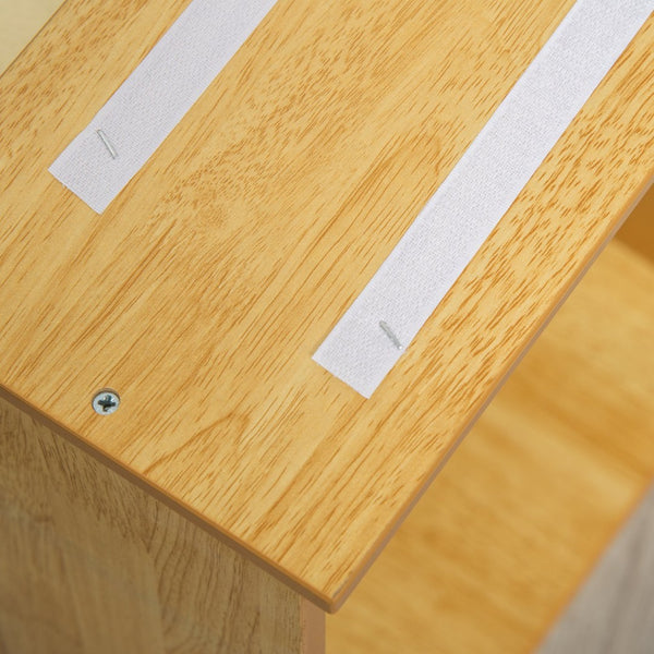 English Elm Pawhut Pet Stairs For Small Dogs & Cats, Sturdy Non-Slip Steps With Soft Cushions & Washable Covers W2225P166283-GIGA