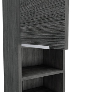 English Elm Medicine Cabinet With Smokey Oak Finish - Stylish 32" Wall-Mount Storage For Toiletries & Essentials B097133164