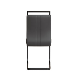 English Elm Modern Pu Faux Leather High Back Dining Chairs Set Of 4 - Stylish Ergonomic Comfort For Any Space W2189138537