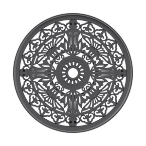 English Elm 3-Piece All-Weather Cast Aluminum Dining Set With Black Frame – Stylish, Compact, Easy Assembly! W1710S00205