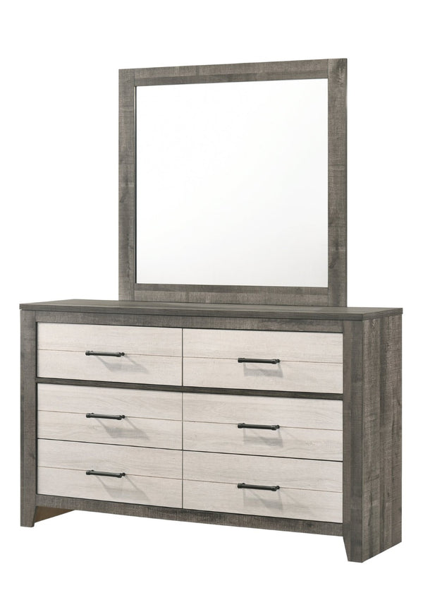 English Elm Rhett Dresser - White Farmhouse Charm With Ample Storage, Durable Construction & Rustic Style B132P162359-GIGA