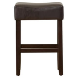 Christopher Knight Home® - Noble House - - Set Of 2, 26.75" Backless Leather Counter Height Barstool