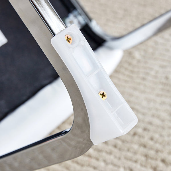 English Elm Modern PU Faux Leather Dining Chair Set – Sleek High-Back Upholstered Side Chairs for Kitchen, Office, Patio, Vanity (4) Black W1151P145210