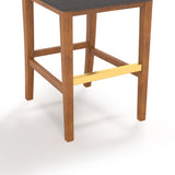 Christopher Knight Home® - Noble House - - 30.25'' Contemporary Fabric Bar Stool, Dark Grey