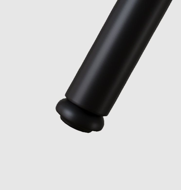 English Elm 51.2'' Dining Table Set With Black Metal Legs - Modern Glass Top & 4 Plush White Teddy Velvet Chairs W2189S00265