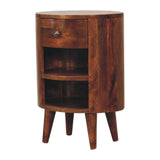 English Elm Cortez Chestnut Bedside