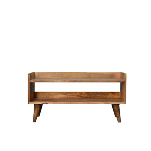 English Elm Oak-Ish Scandinavian Storage Bench - Stylish Seating & Hidden Storage For Entryways, Bedrooms & More B182P166669