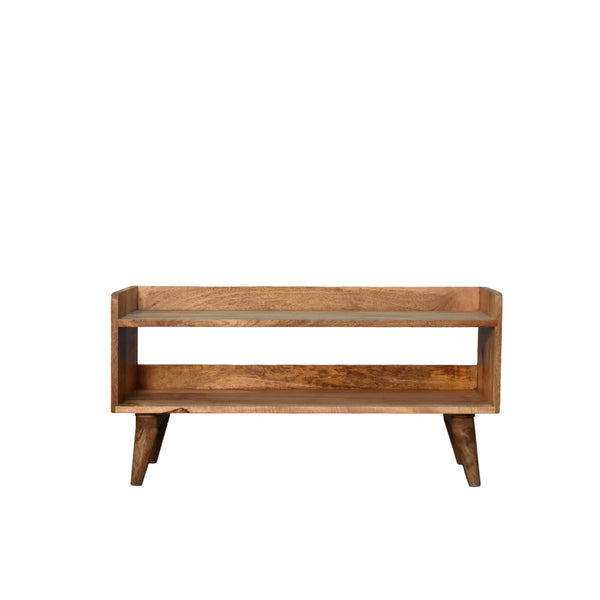English Elm Oak-Ish Scandinavian Storage Bench - Stylish Seating & Hidden Storage For Entryways, Bedrooms & More B182P166669