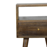 English Elm Mini Grey Washed Bedside